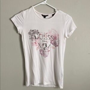 GUESS White Floral Women's Top